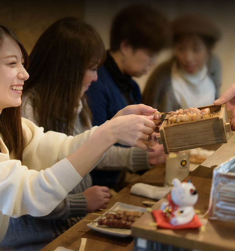 串やき まるしげ商店について